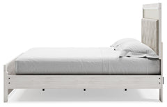 Altyra White King Storage Panel Bed and Nightstand - Ornate Home