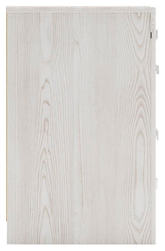 Altyra White King Storage Panel Bed and Nightstand - Ornate Home