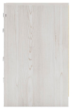 Altyra White King Storage Panel Bed and Nightstand - Ornate Home