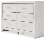 Altyra White Queen Bookcase Bed, Dresser, Chest and Nightstand (Online Special Price) - Ornate Home
