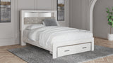 Altyra White Queen Bookcase Storage Bed, Dresser and Mirror (Online Special Price) - Ornate Home