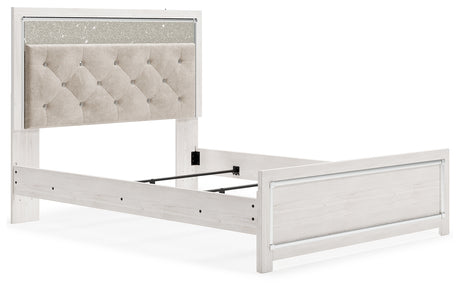 Altyra White Queen Panel Bed - Ornate Home
