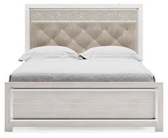 Altyra White Queen Panel Bed - Ornate Home