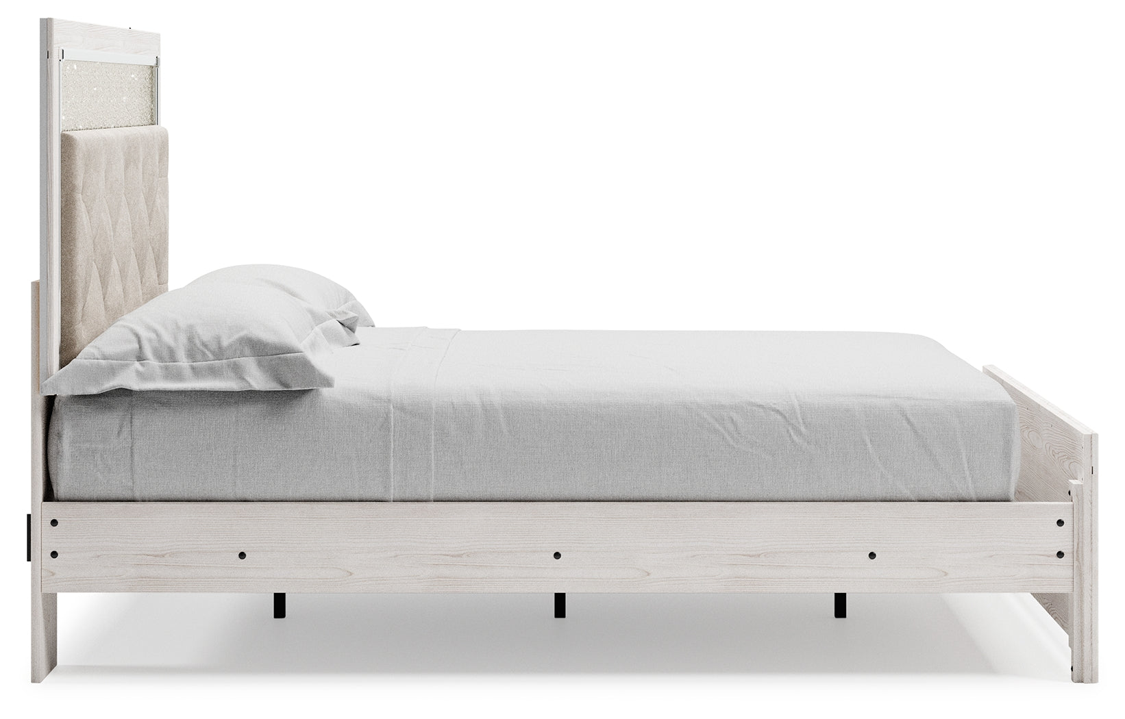 Altyra White Queen Panel Bed - Ornate Home