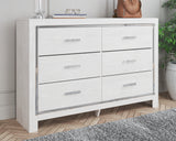 Altyra White Queen Panel Bedroom Set with Dresser and Chest - Ornate Home