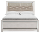 Altyra White Queen Panel Bookcase Bed (Online Special Price) - Ornate Home