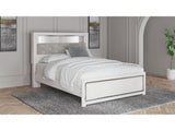 Altyra White Queen Panel Bookcase Bed - Ornate Home