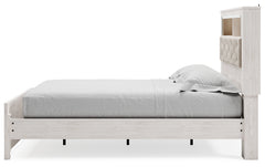 Altyra White Queen Panel Bookcase Bed - Ornate Home