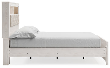 Altyra White Queen Panel Bookcase Bed - Ornate Home