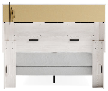 Altyra White Queen Panel Bookcase Bed - Ornate Home