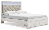 Altyra White Queen Storage Bedroom Set with Dresser Mirror, Chest and 2 Nightstands (Online Special Price) - Ornate Home