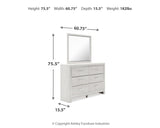 Altyra White Queen Storage Bedroom Set with Dresser Mirror, Chest and 2 Nightstands - Ornate Home