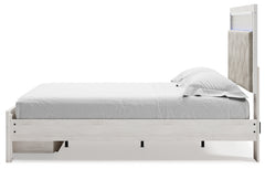 Altyra White Queen Storage Bedroom Set with Dresser Mirror, Chest and 2 Nightstands - Ornate Home
