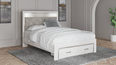 Altyra White Queen Storage Bedroom Set with Dresser and Chest - Ornate Home
