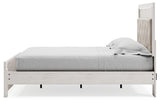 Altyra White Queen Upholstered Panel Bed, Dresser and Mirror (Online Special Price) - Ornate Home
