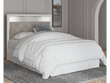Altyra White Queen Upholstered Panel Headboard (Online Special Price) - Ornate Home