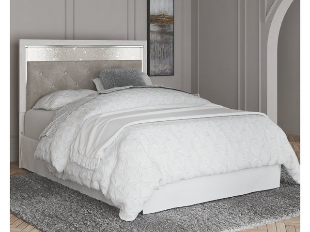 Altyra White Queen Upholstered Panel Headboard (Online Special Price) - Ornate Home