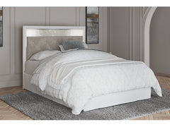 Altyra White Queen Upholstered Panel Headboard - Ornate Home
