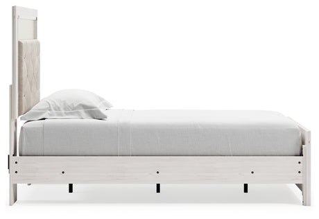 Altyra White Twin Panel Bed - Ornate Home
