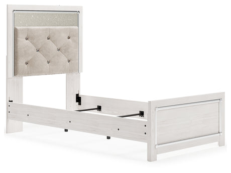 Altyra White Twin Panel Bed - Ornate Home
