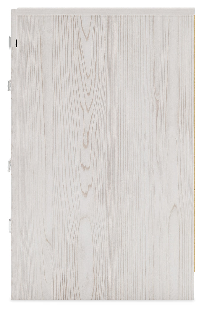 Altyra White Twin Panel Bedroom Set with Dresser, Mirror and Nightstand (Online Special Price) - Ornate Home
