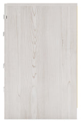 Altyra White Twin Upholstered Panel Bed and 2 Nightstands (Online Special Price) - Ornate Home