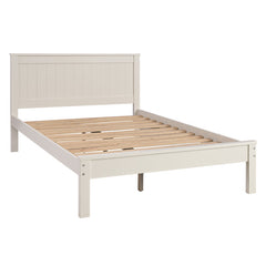 Aludra White Loft Bed w/ Full Bed - Ornate Home