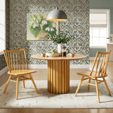 Alvar Ash Spindle Back Dining Side Chairs (Set of 2) - Ornate Home