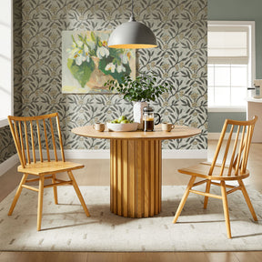 Alvar Ash Spindle Back Dining Side Chairs (Set of 2) - Ornate Home