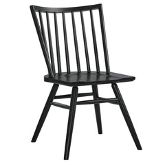 Alvar Black Spindle Back Dining Side Chairs (Set of 2) - Ornate Home