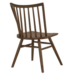Alvar Walnut Spindle Back Dining Side Chairs (Set of 2) - Ornate Home