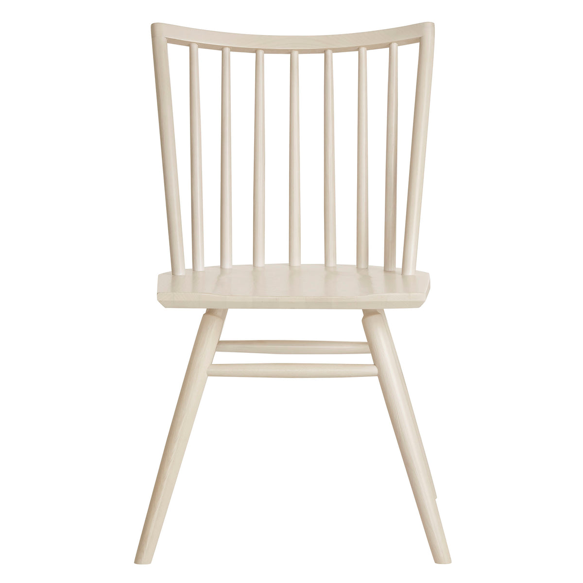 Alvar White Wash Spindle Back Dining Side Chairs (Set of 2) - Ornate Home