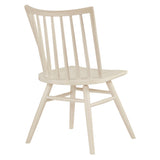 Alvar White Wash Spindle Back Dining Side Chairs (Set of 2) - Ornate Home