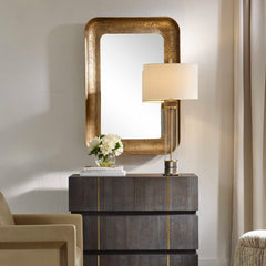 Alvaro Antique Brass Mirror - Ornate Home