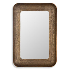 Alvaro Antique Brass Mirror - Ornate Home