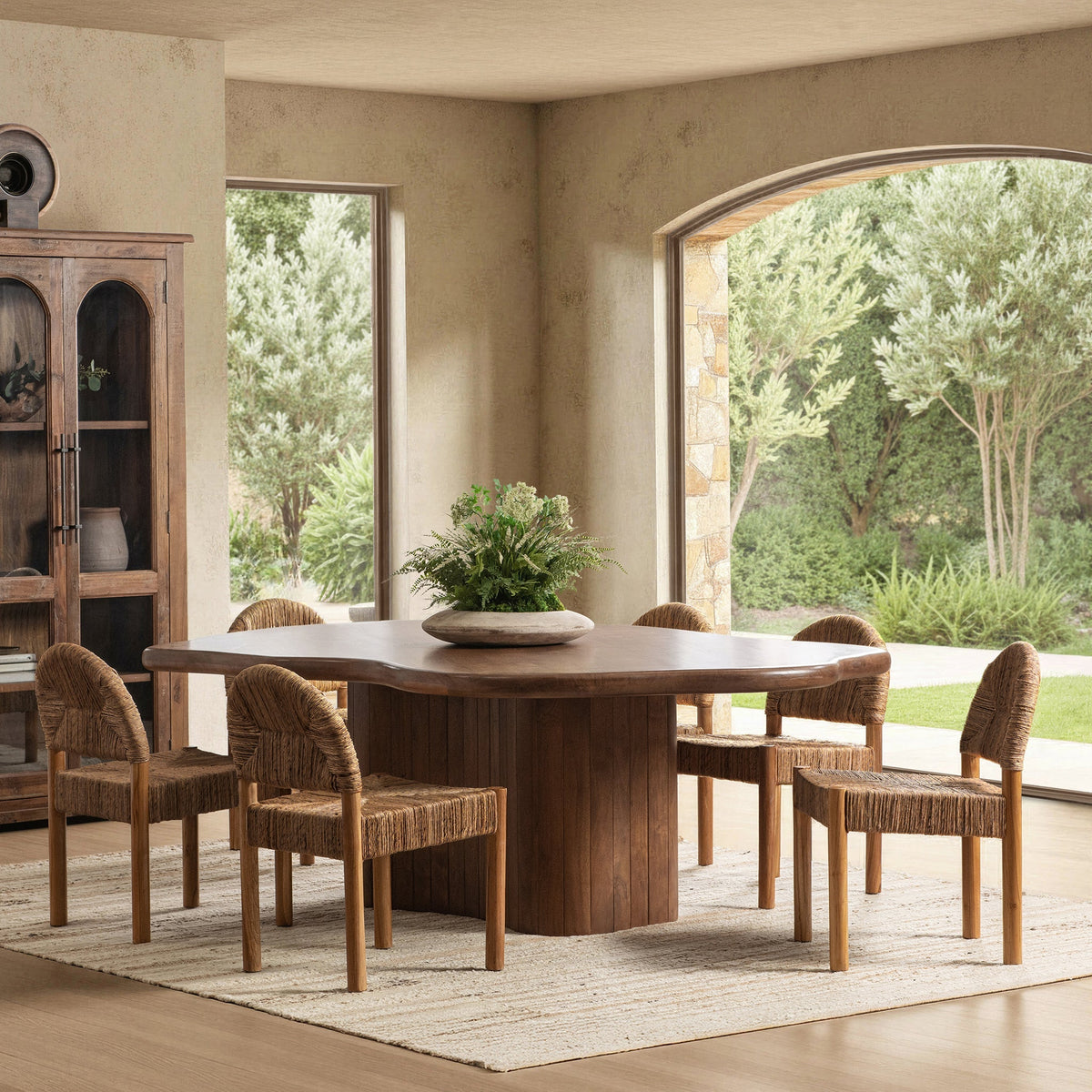 Alvaro Chestnut 94" Dining Table