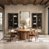 Alvaro Golden Wheat Dining Table - Ornate Home