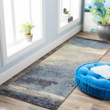 Alvaton Abstract Blue Rug - Ornate Home