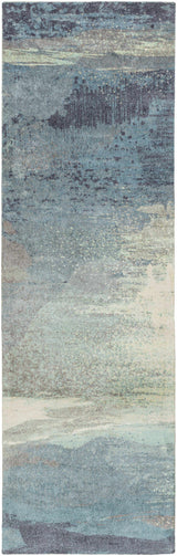 Alvaton Abstract Blue Rug - Ornate Home