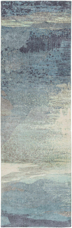 Alvaton Abstract Blue Rug - Ornate Home