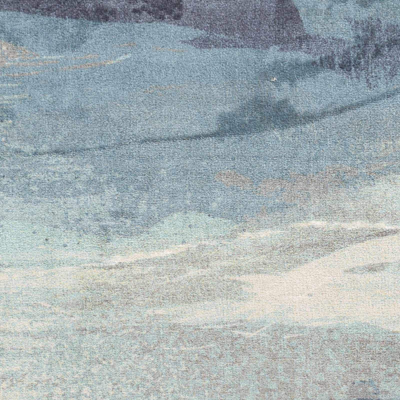 Alvaton Abstract Blue Rug - Ornate Home