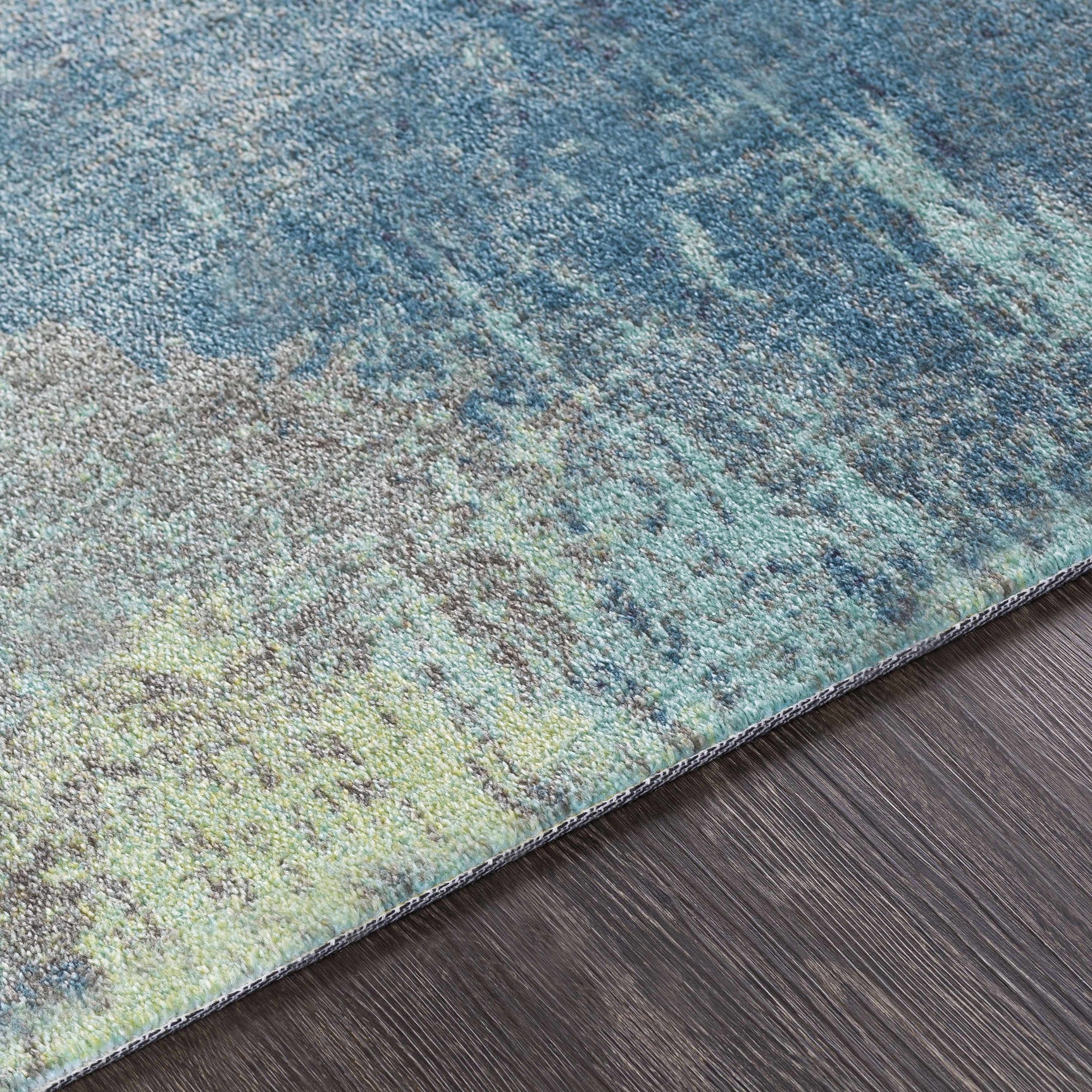 Alvaton Abstract Blue Rug - Ornate Home
