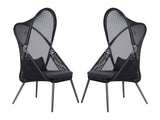 Alverta Black Outdoor Chair - Ornate Home