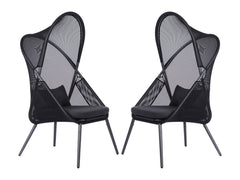 Alverta Black Outdoor Chair - Ornate Home