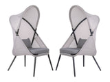 Alverta Light Gray Outdoor Chair - Ornate Home
