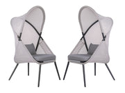 Alverta Light Gray Outdoor Chair - Ornate Home