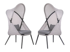 Alverta Light Gray Outdoor Chair - Ornate Home