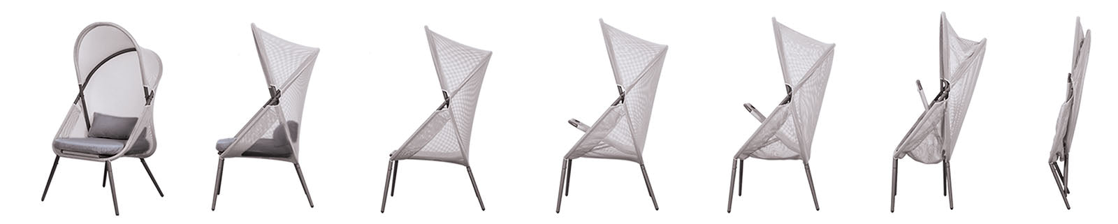 Alverta Light Gray Outdoor Chair - Ornate Home