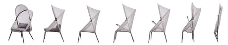 Alverta Light Gray Outdoor Chair - Ornate Home