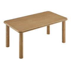 Alvia Weathered 72" Rectangular Oak Wood Dining Table - Ornate Home